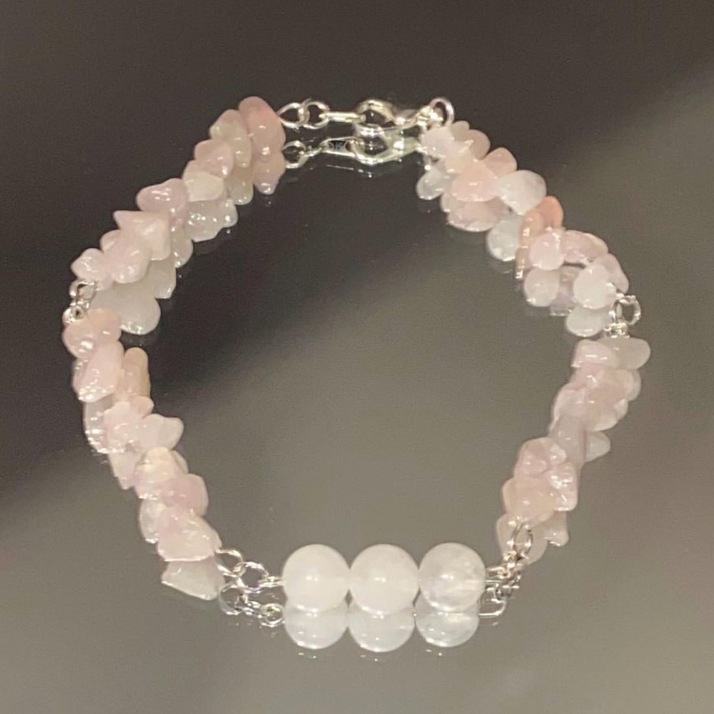 Rose quartz bracelet